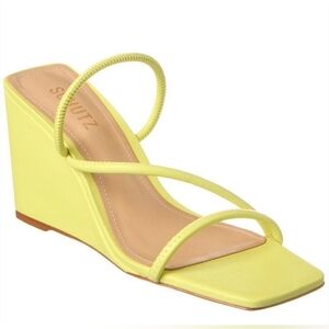 Size 7.5 Schutz Kiki Wedge Sandal Women's Retail 128$